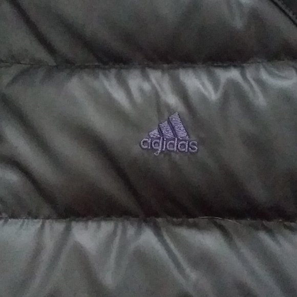 Adidas Black down puffer jacket Size Small - Picture 2 of 7